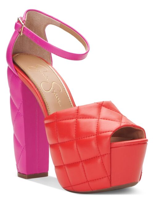 Jessica Simpson Women's Dameka Ankle-Strap Platform Sandals