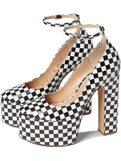 Women's Skyrise Ankle-Strap Platform Pumps