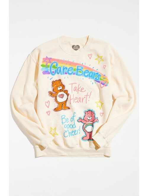 Urban Outfitters Care Bears Take Heart Jumbo Print Crew Neck Sweatshirt