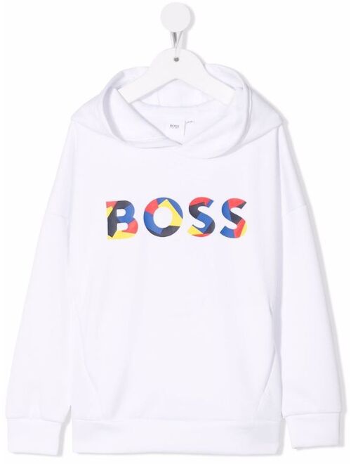 Hugo Boss BOSS Kidswear logo print hoodie