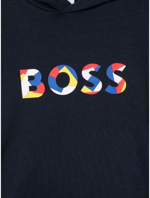 Hugo Boss BOSS Kidswear logo-print hoodie