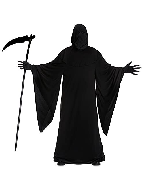 Morph Costumes Grim reaper Costume Adult, Halloween Costume Men Available in Sizes M, L, XL, XXL