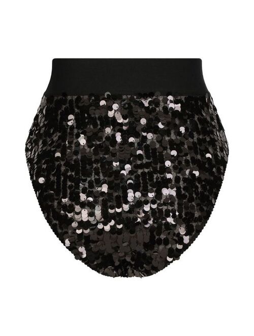 Dolce & Gabbana sequin-embellishment logo briefs