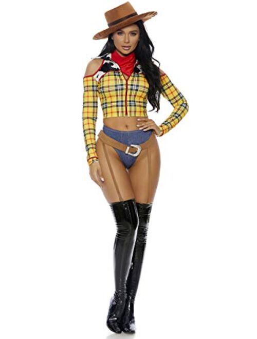 Forplay Women's Playtime Sheriff Sexy Cowboy Movie Character Costume