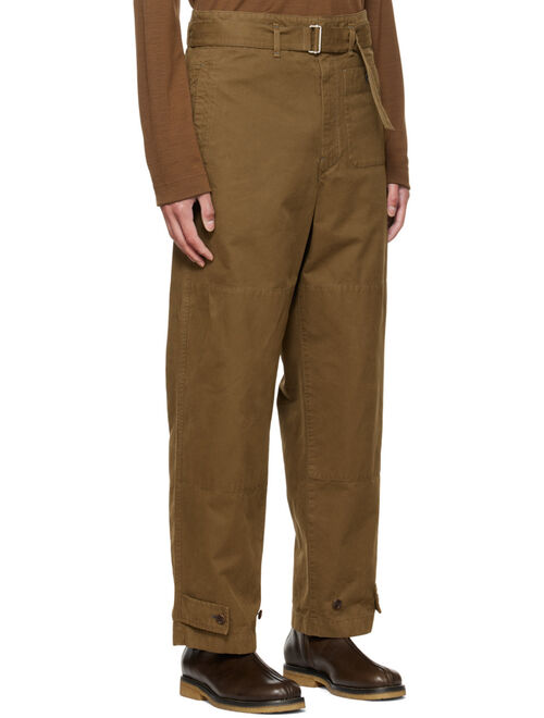 Buy LEMAIRE Brown Military Pants online | Topofstyle