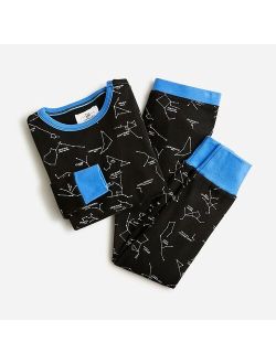 Kids' long-sleeve printed sleep set