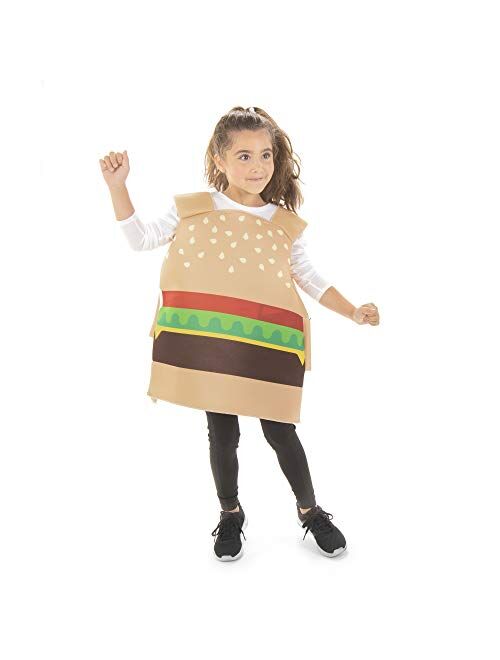 Hauntlook Kids Burger & Fries Best Friends Halloween Costumes Funny Food Suits 2-pk