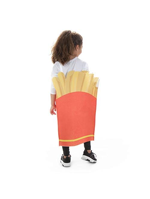 Hauntlook Kids Burger & Fries Best Friends Halloween Costumes Funny Food Suits 2-pk