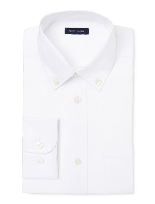 TOMMY HILFIGER Pinpoint Oxford Shirt, Big Boys