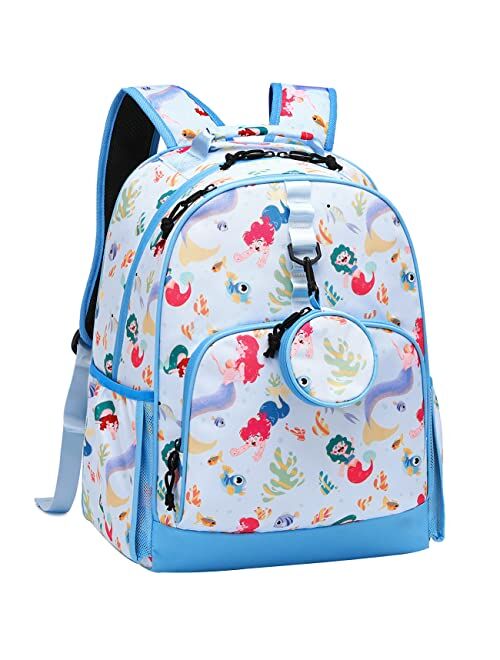 Choco Mocha 15-17 inch Girls School Backpack with Matching Coin Purse