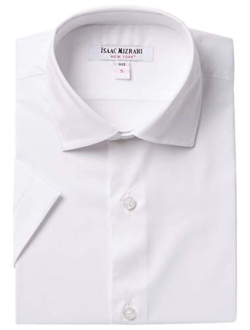 Isaac Mizrahi Boys 100% Cotton Twill Dress Shirt - (Available in Many Styles)