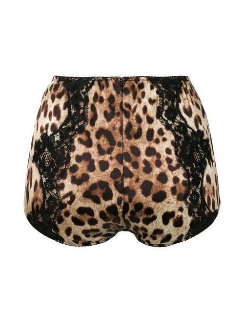 Dolce & Gabbana leopard print briefs