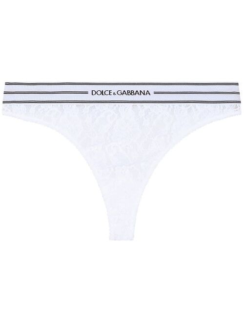 Dolce & Gabbana logo brand thong