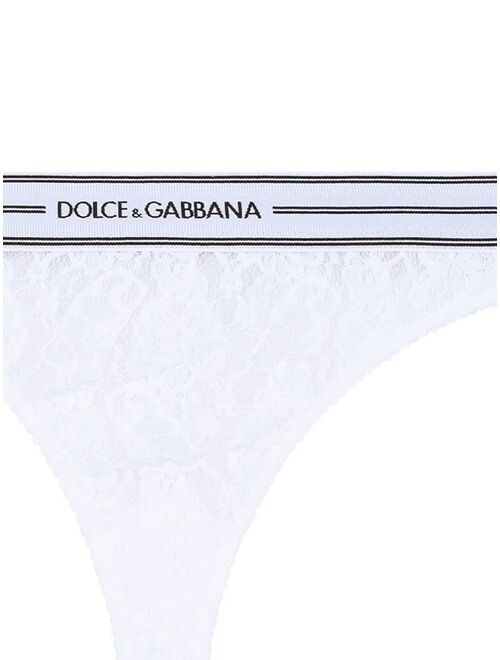 Dolce & Gabbana logo brand thong