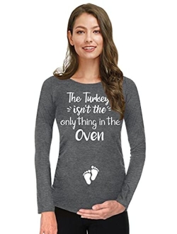 For G and PL Women's Halloween Maternity Long Sleeve Pregnancy Shirt