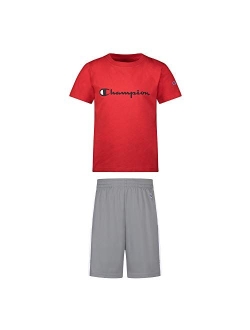 Little Boys 2-7 Short Sets Mesh and French Terry Shorts