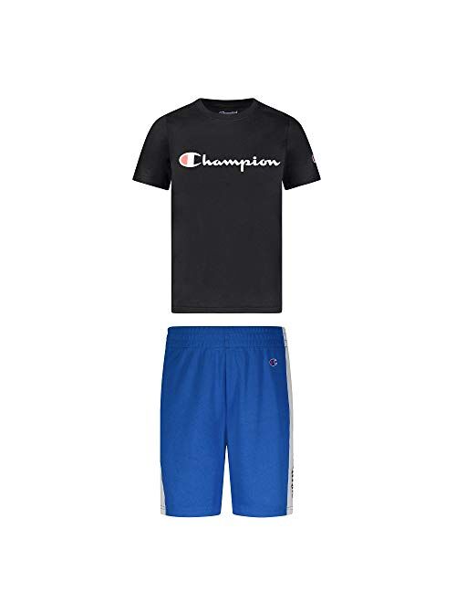 Champion Little Boys 2-7 Short Sets Mesh and French Terry Shorts