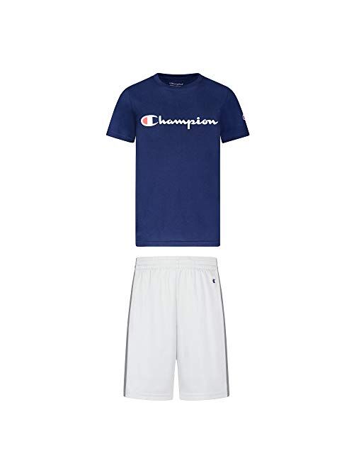 Champion Little Boys 2-7 Short Sets Mesh and French Terry Shorts