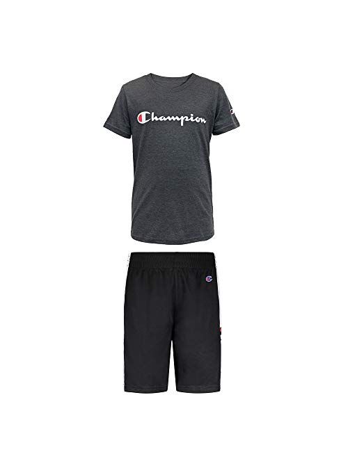 Champion Little Boys 2-7 Short Sets Mesh and French Terry Shorts