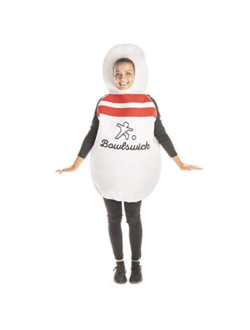 Hauntlook Bowling Ball & Pin Couples Costume - Funny Bowl Sport Halloween Outfits