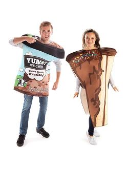 Cake & Ice Cream Couples Halloween Costume - Cute Adult Junk Food Outfits