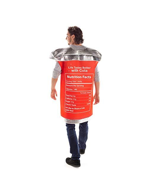 Hauntlook Cola vs Popsi Couples Halloween Costume - Funny Soda Pop Cans, Soft Drink Outfit