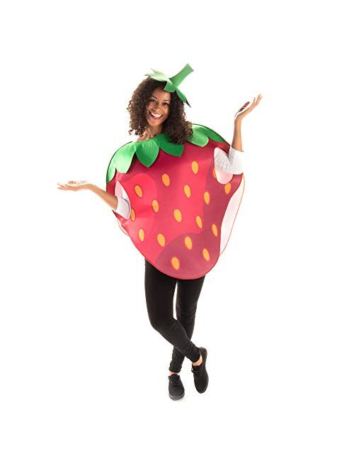 Hauntlook Strawberry & Watermelon Couples Halloween Costume - Cute Unisex Fruit Bodysuits