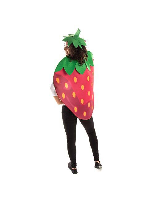 Hauntlook Strawberry & Watermelon Couples Halloween Costume - Cute Unisex Fruit Bodysuits