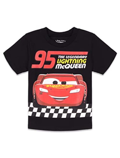 Disney Pixar Cars Lightning McQueen Tow Mater T-Shirt Mesh Shorts