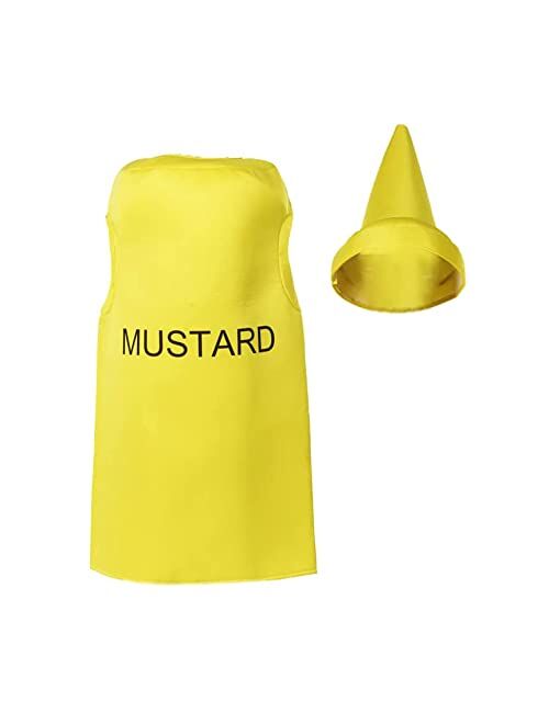 Ketchup and Mustard Costume - Halloween Couples Costumes for Adults - Mascot Costume - Food Costumes by Tigerdoe