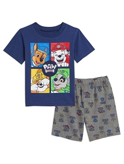 Nickelodeon Paw Patrol Boys T-Shirt & French Terry Shorts Set