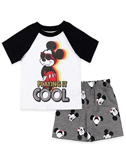 Mickey Mouse Baby Graphic T-Shirt and Shorts Outfit Set Infant to Big Kid