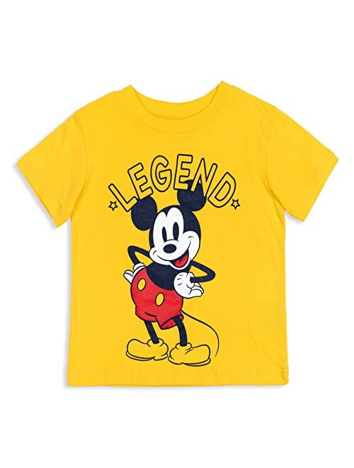 Disney Mickey Mouse Baby Graphic T-Shirt and Shorts Outfit Set Infant to Big Kid