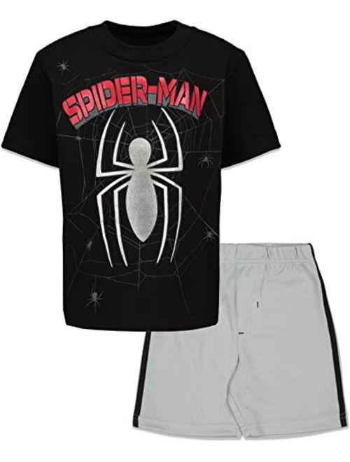 Marvel Avengers Spiderman Athletic T-Shirt T-ShirtShorts Set