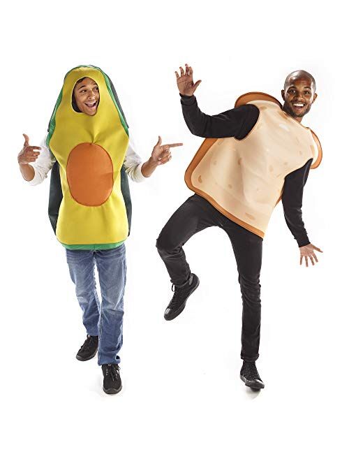 Hauntlook Avocado Toast Halloween Couples Costume - Funny Food Unisex One-Size Suits