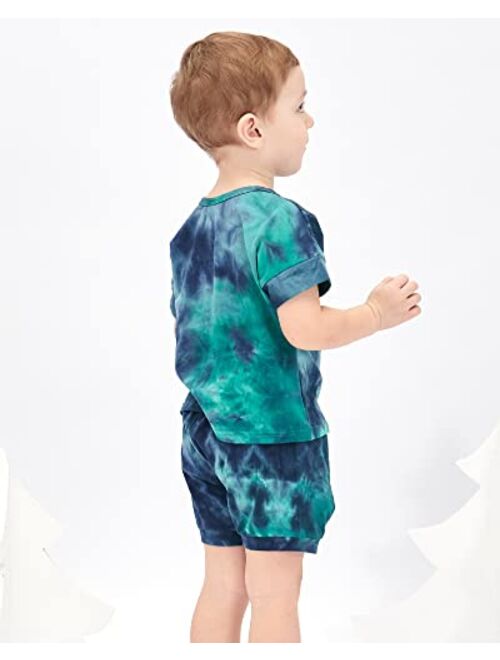 Mioglrie Toddler Baby Boy Clothes Tops Shorts Set Baby Clothes Boy Playwear Summer Boy Outfits