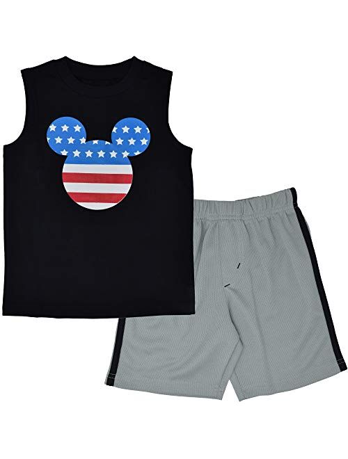 Disney Mickey Mouse Boys Tank Top and Shorts Set