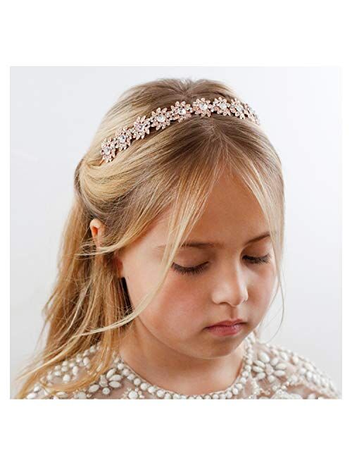 SWEETV Flower Girl Headpiece