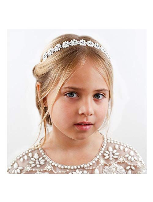 SWEETV Flower Girl Headpiece