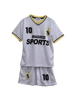 Default Boys Football Kit Set Summer Shorts New Girls Top Vest Size Age 2-14