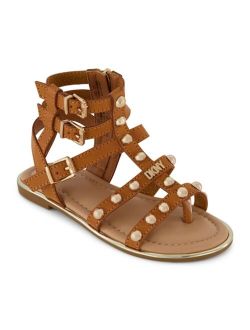 Little Girls Studded Sandals