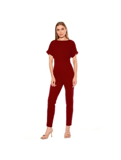 Women's ALEXIA ADMOR Sadie Boatneck Tapered Jumpsuit