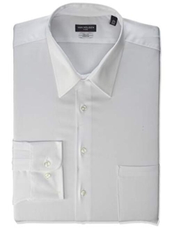 Mens BIG and TALL Dress Shirt Flex Collar Stretch Solid