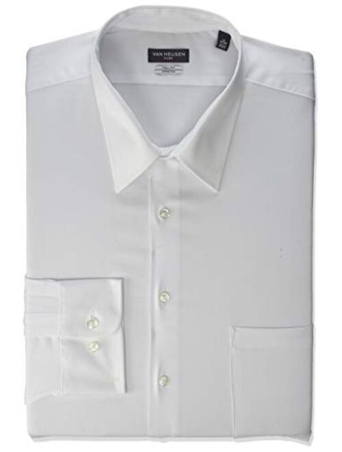 Van Heusen Mens BIG and TALL Dress Shirt Flex Collar Stretch Solid