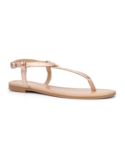 New York & Company Katie Women's T-Strap Sandals