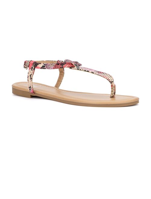 New York & Company Katie Women's T-Strap Sandals