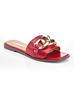 Henry Ferrera Open Toe Women's Flat Sandals