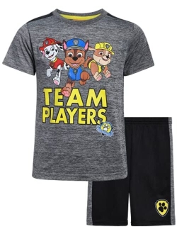 Nickelodeon Boys Paw Patrol Shorts Set 2 Piece T-Shirt and Shorts (Toddler/Little Boy)