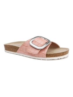 sugar Zerri Women's Buckled Slide Sandals