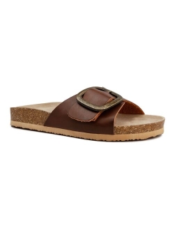 sugar Zerri Women's Buckled Slide Sandals